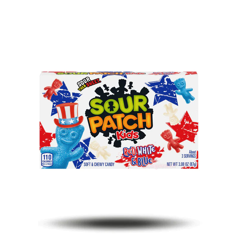 SOUR PATCH KIDS RED WHITE & BLUE (87G)