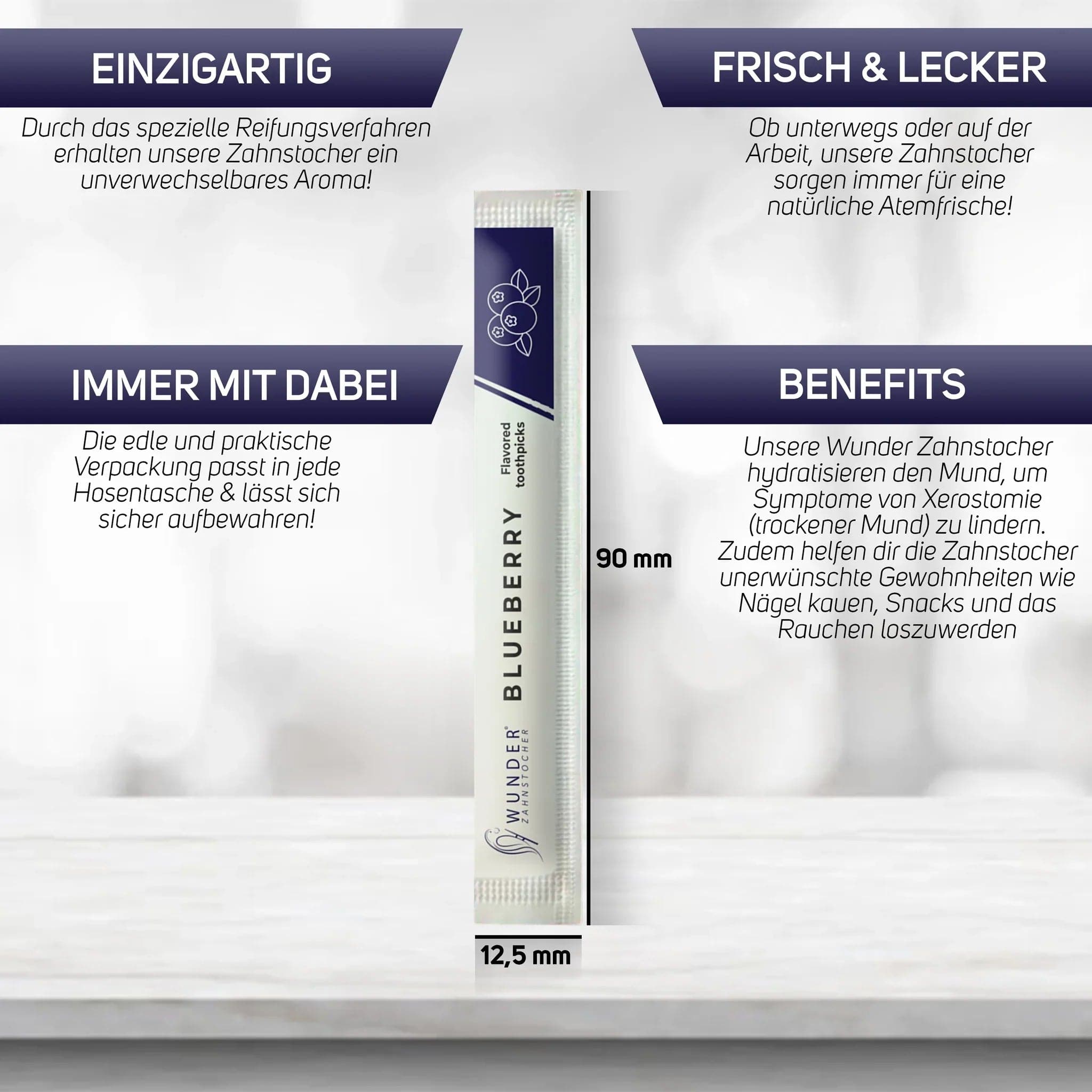 Single Pack (100x) - Blaubeere