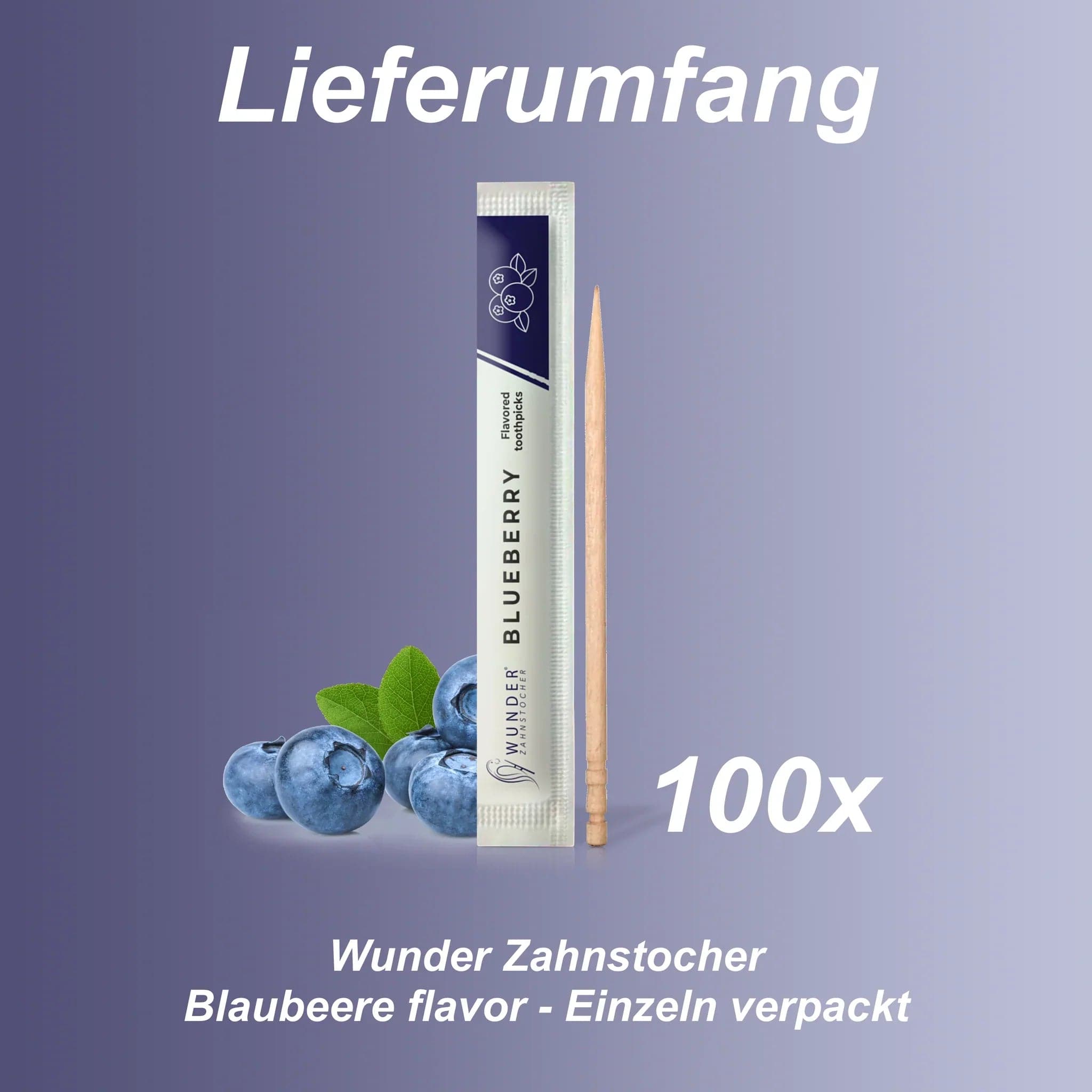 Single Pack (100x) - Blaubeere